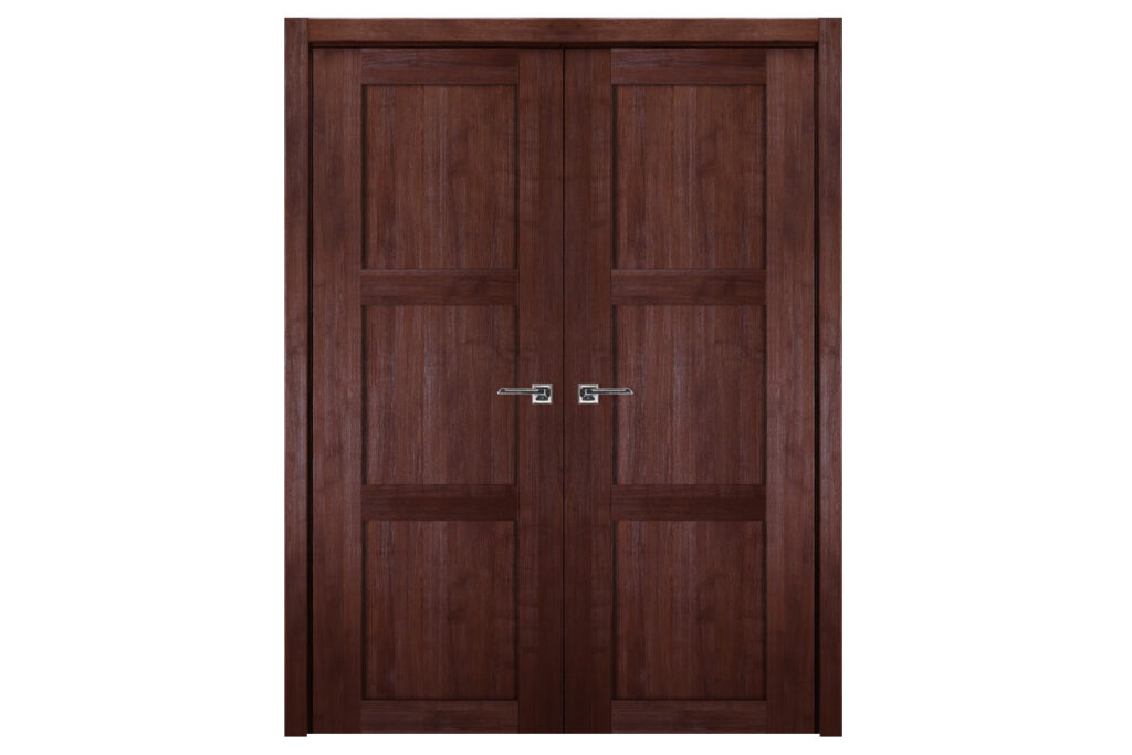 Nova Italia Stile 3 Lite Prestige Brown Laminate Interior Door - Double Door