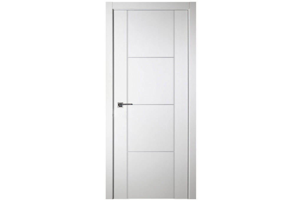 Nova Italia Stile 3H Alaskan White Laminate Interior Door - Single Door
