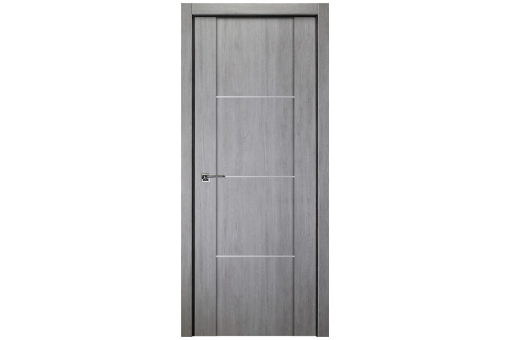 Nova Italia Stile 3H Light Grey Laminate Interior Door - Single Door