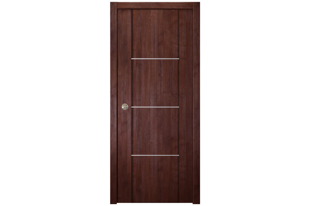 Nova Italia Stile 3H Prestige Brown Laminate Interior Door - Single Pocket
