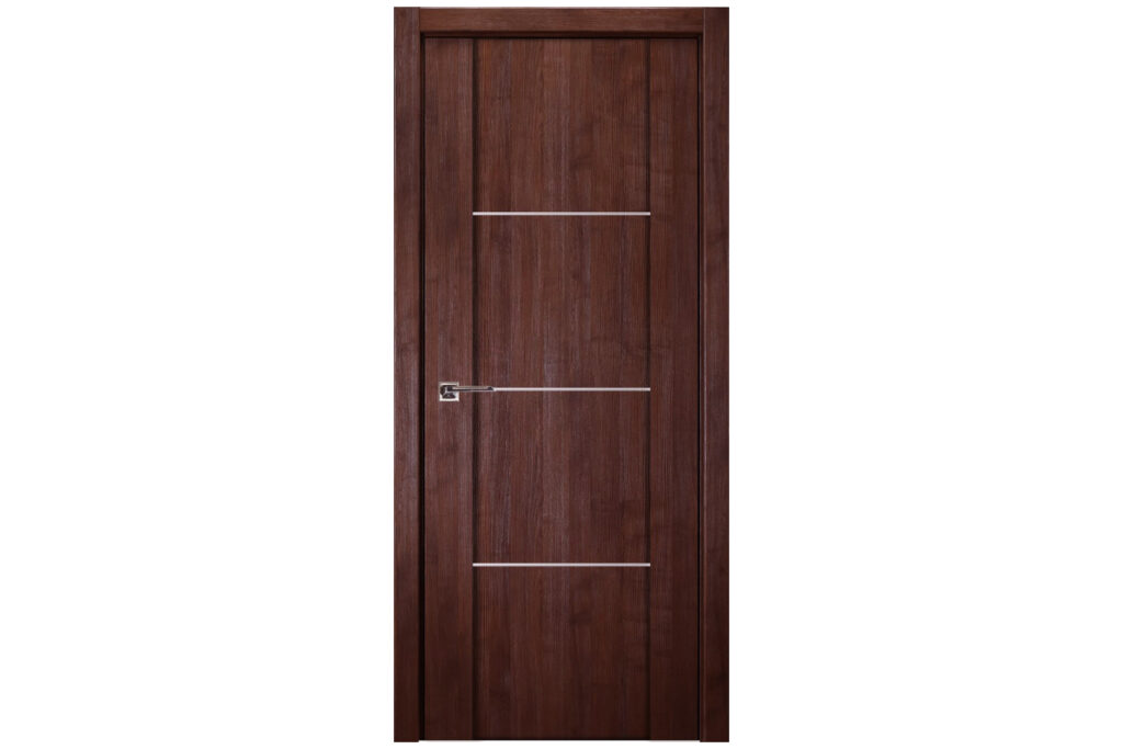 Nova Italia Stile 3H Prestige Brown Laminate Interior Door - Single Door