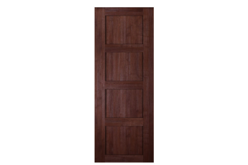 Nova Italia Stile 4 Lite Prestige Brown Laminate Interior Door - Slab