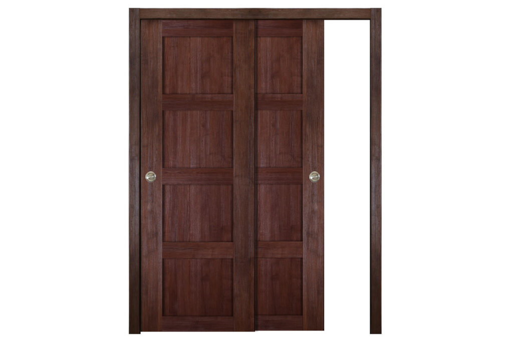 Nova Italia Stile 4 Lite Prestige Brown Laminate Interior Door - Bypass Door