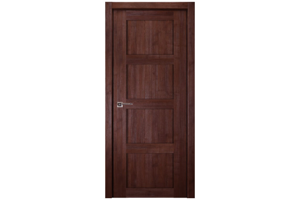 Nova Italia Stile 4 Lite Prestige Brown Laminate Interior Door - Single Door