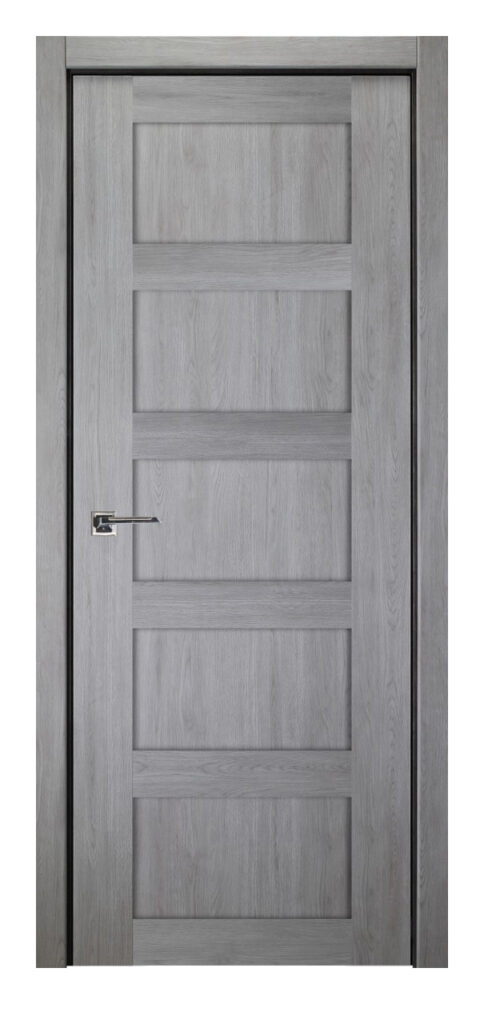 Nova Italia Stile 5 Lite Light Grey Laminate Interior Door