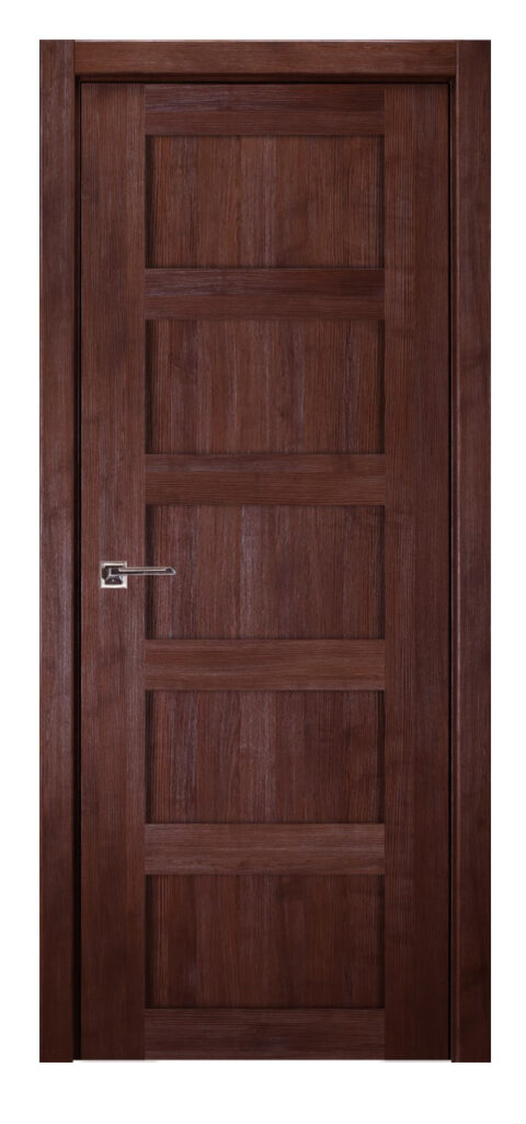 Nova Italia Stile 5 Lite Prestige Brown Laminate Interior Door