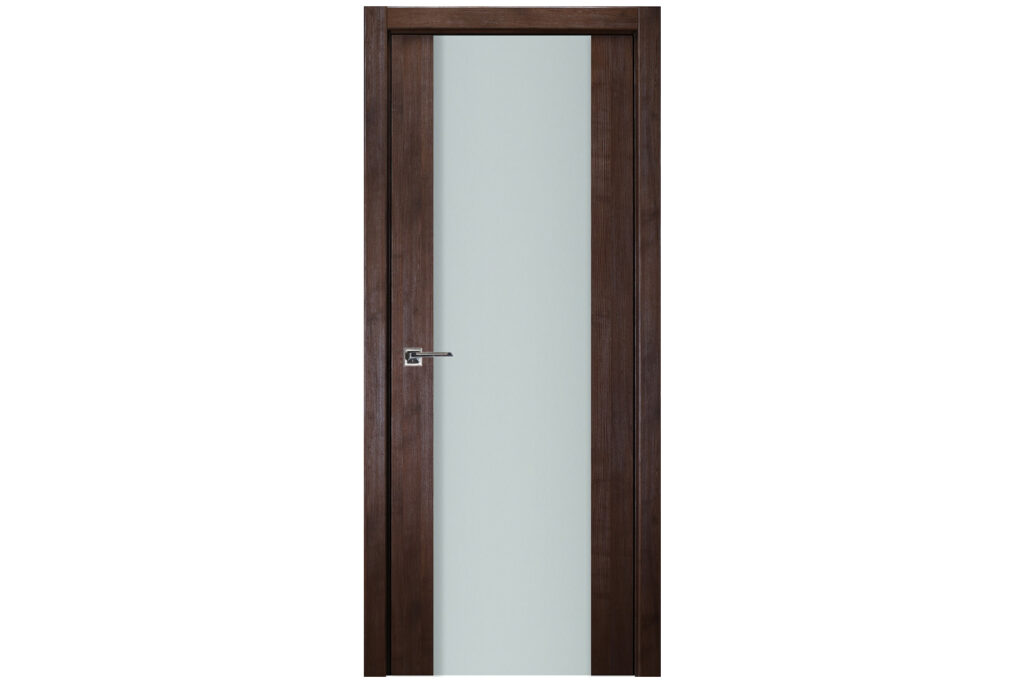 Nova Italia Vetro 01 Prestige Brown Laminate Interior Door - Single Door