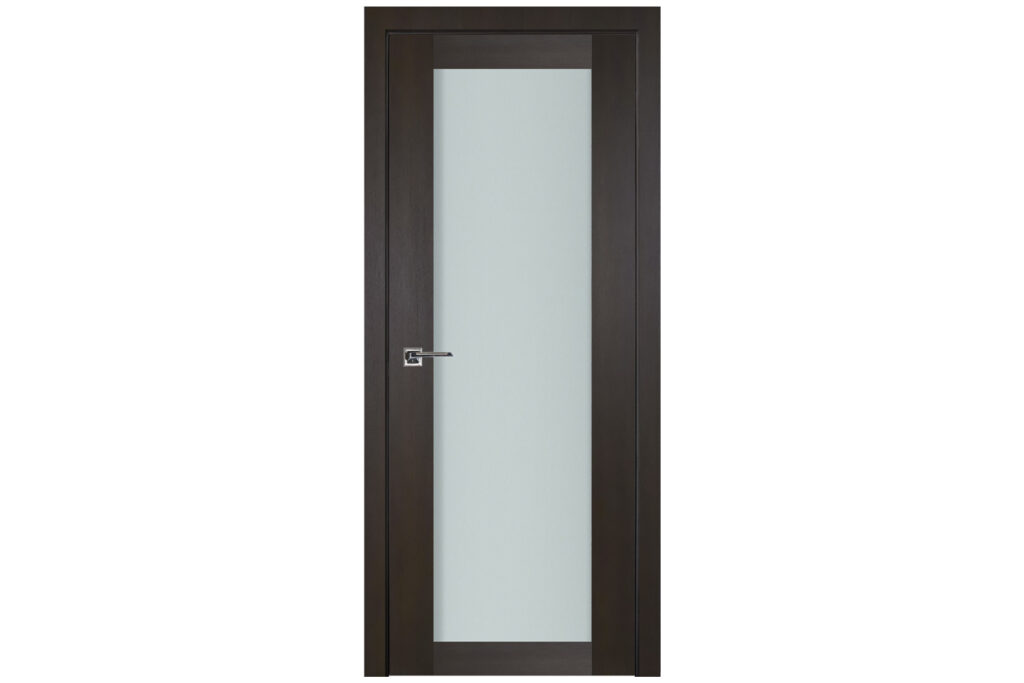 Nova Italia Vetro 1 Lite Premium Wenge Laminate Interior Door - Single Door