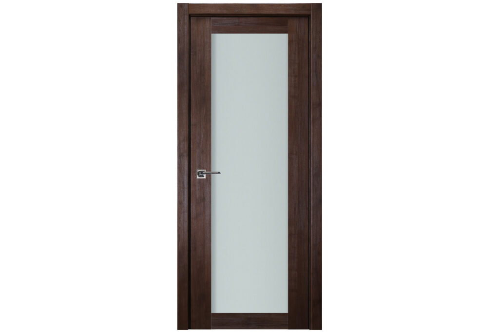 Nova Italia Vetro 1 Lite Prestige Brown Laminate Interior Door - Single Door