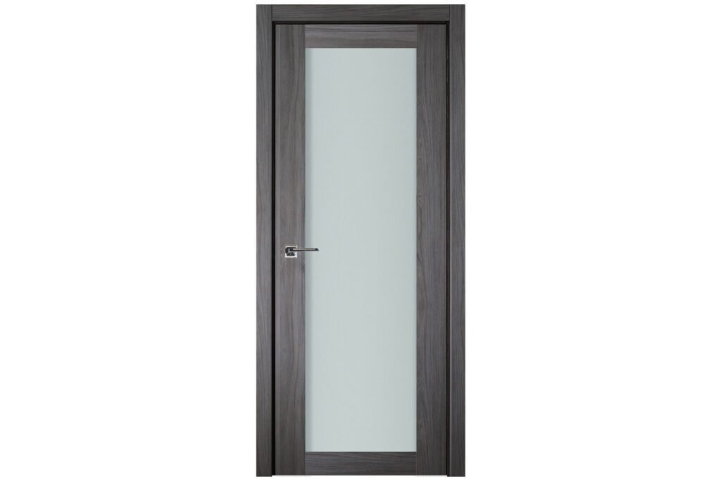 Nova Italia Vetro 1 Lite Swiss Elm Laminate Interior Door - Single Door