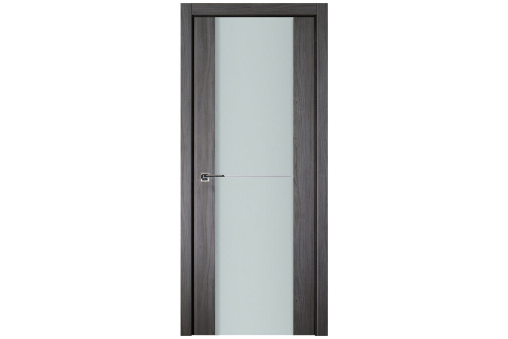 Nova Italia Vetro 1H Swiss Elm Laminate Interior Door - Single Door
