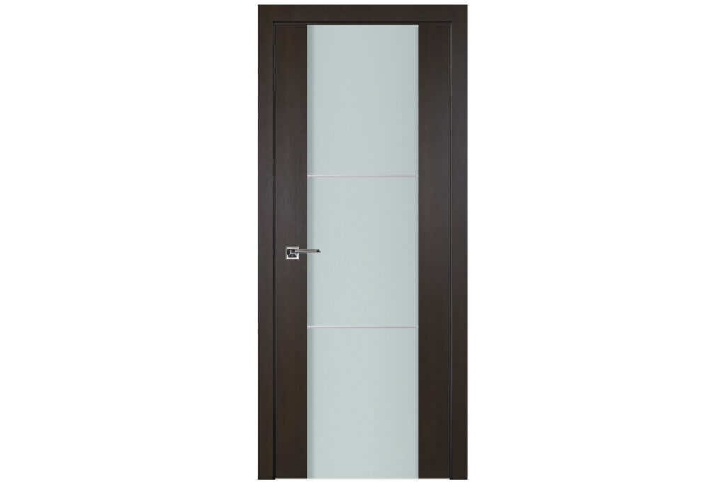 Nova Italia Vetro 2H Premium Wenge Laminate Interior Door - Single Door