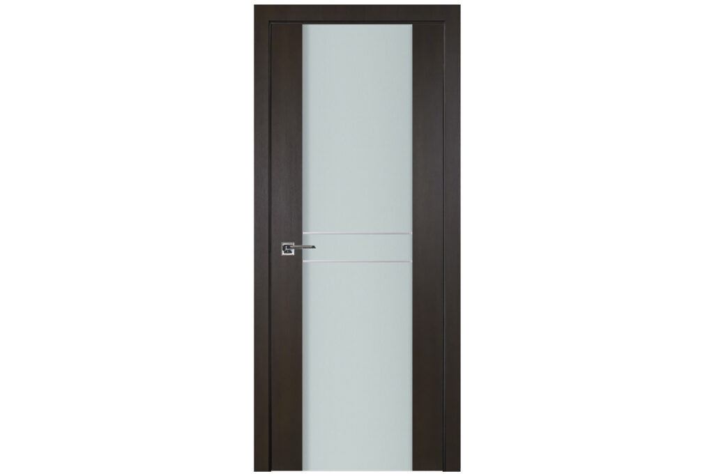 Nova Italia Vetro 2HC Premium Wenge Laminate Interior Door - Single Door