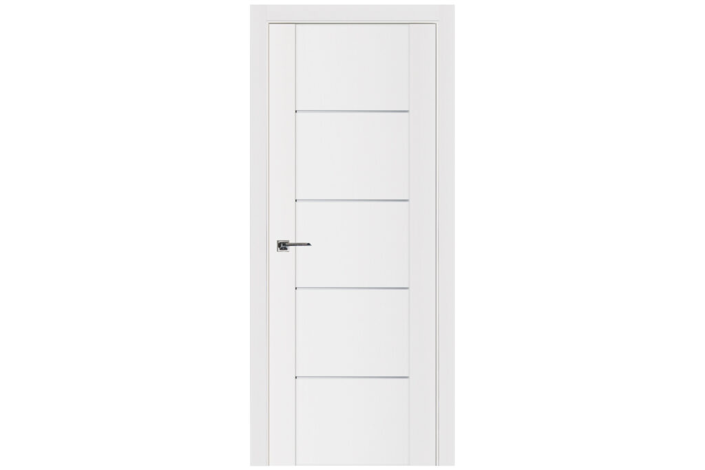 Nova Stile 007 Soft White Laminated Modern Interior Door - Single Door
