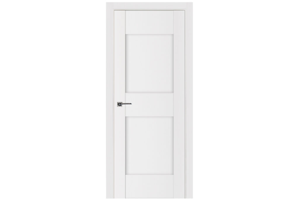 Nova Stile 013 Soft White Laminated Modern Interior Door - Single Door