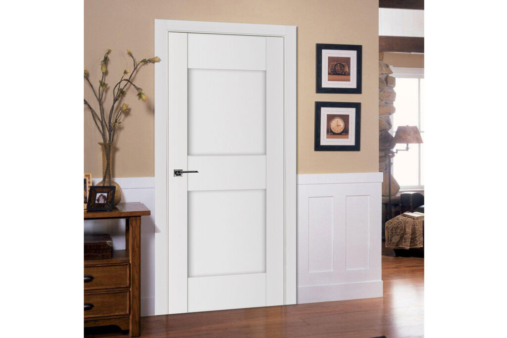 Nova Stile 013 Soft White Laminated Modern Interior Door