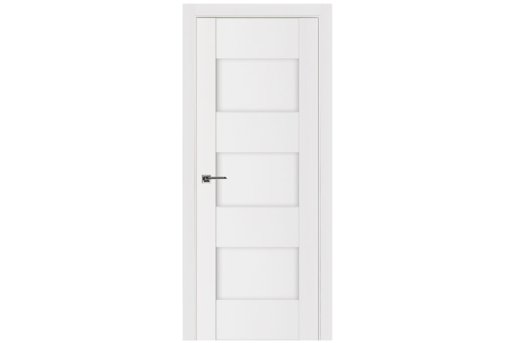 Nova Stile 015 Soft White Laminated Modern Interior Door - Single Door