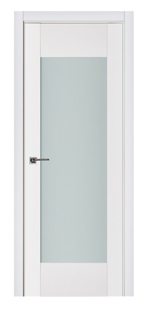 Nova Triplex 012 Soft White Laminated Modern Interior Door