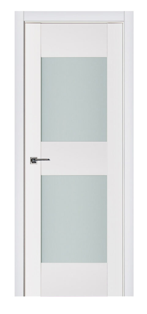 Nova Triplex 013 Soft White Laminated Modern Interior Door