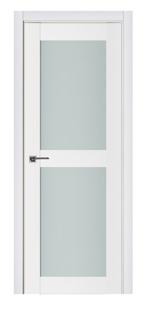 Nova Triplex 020 Soft White Laminated Modern Interior Door