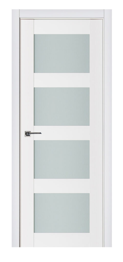 Nova Triplex 021 Soft White Laminated Modern Interior Door