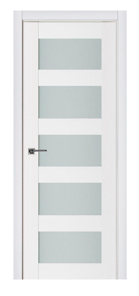 Nova Triplex 022 Soft White Laminated Modern Interior Door