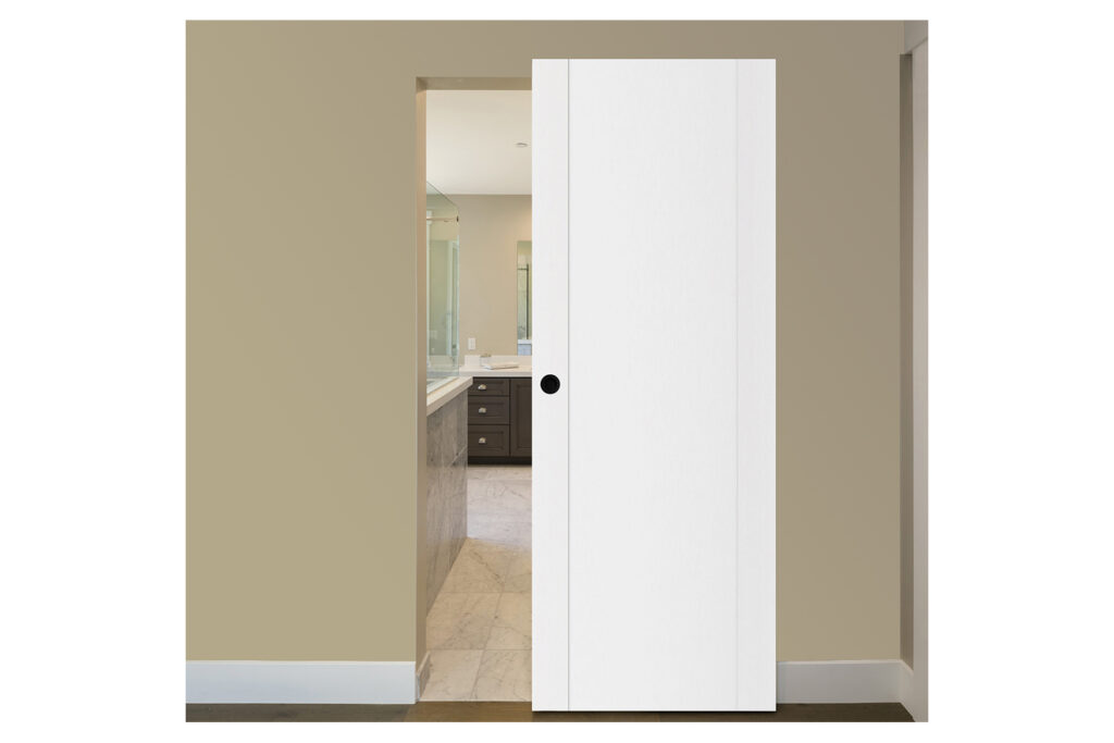 Nova Stile 001 Soft White Laminated Modern Interior Door - Magic Door