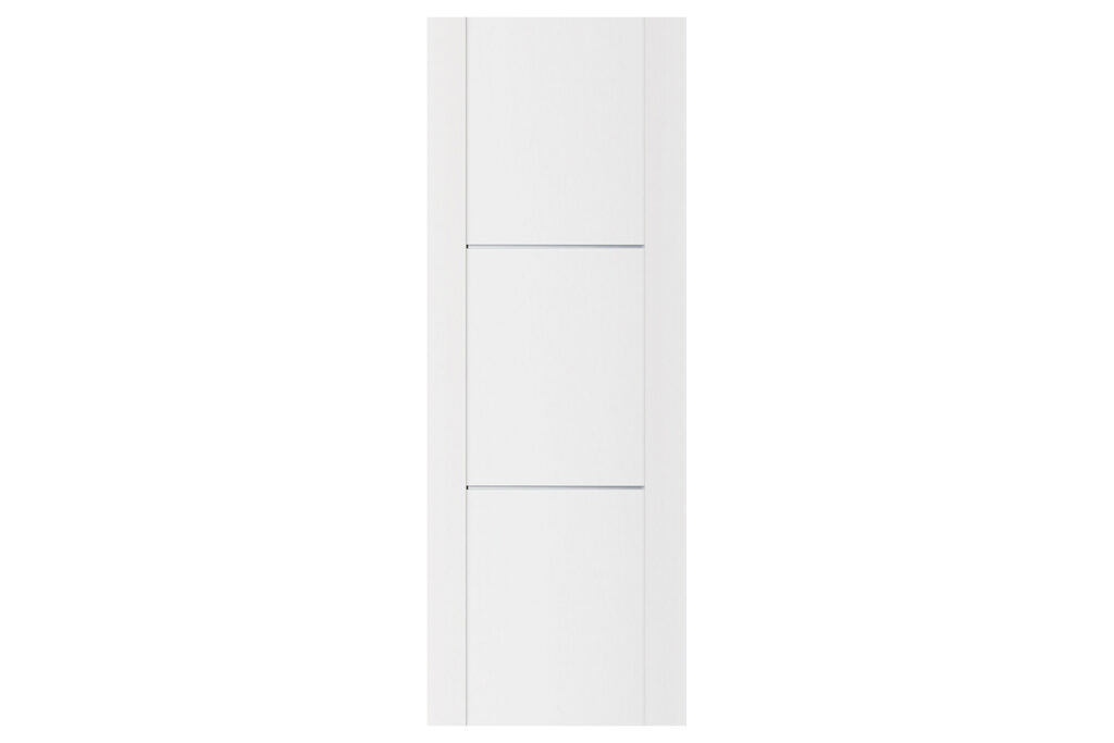 Nova Stile 004 Soft White Laminated Modern Interior Door - Slab