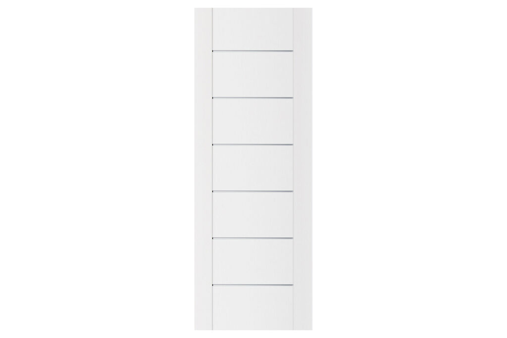 Nova Stile 009 Soft White Laminated Modern Interior Door - Slab