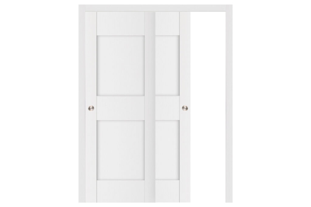 Nova Stile 013 Soft White Laminated Modern Interior Door - Bypass Door