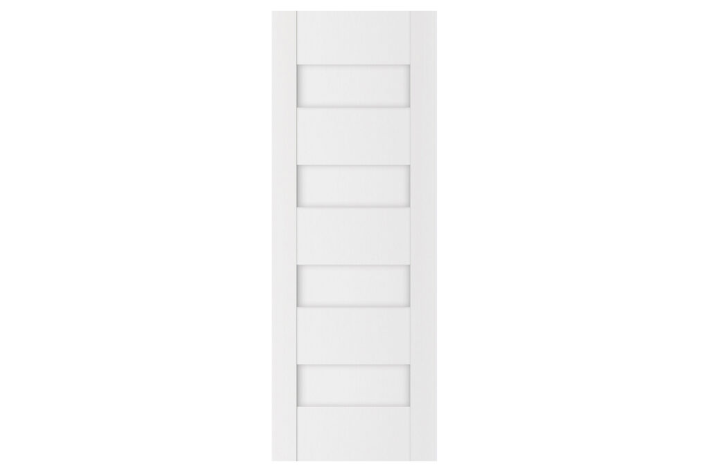 Nova Stile 017 Soft White Laminated Modern Interior Door - Slab