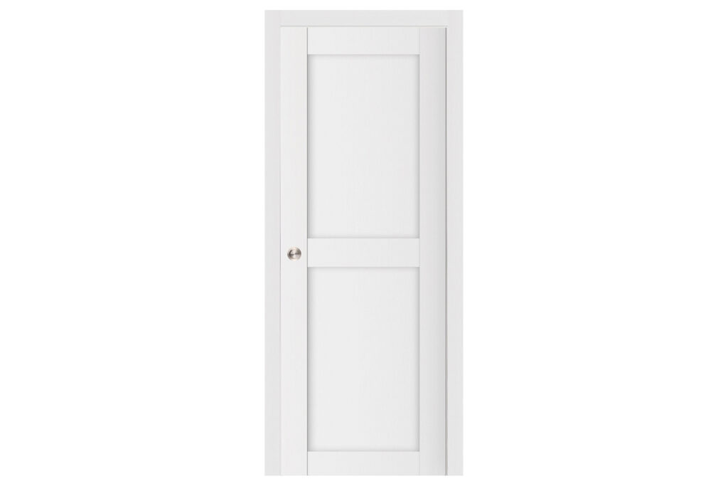 Nova Stile 020 Soft White Laminated Modern Interior Door - Single Pocket