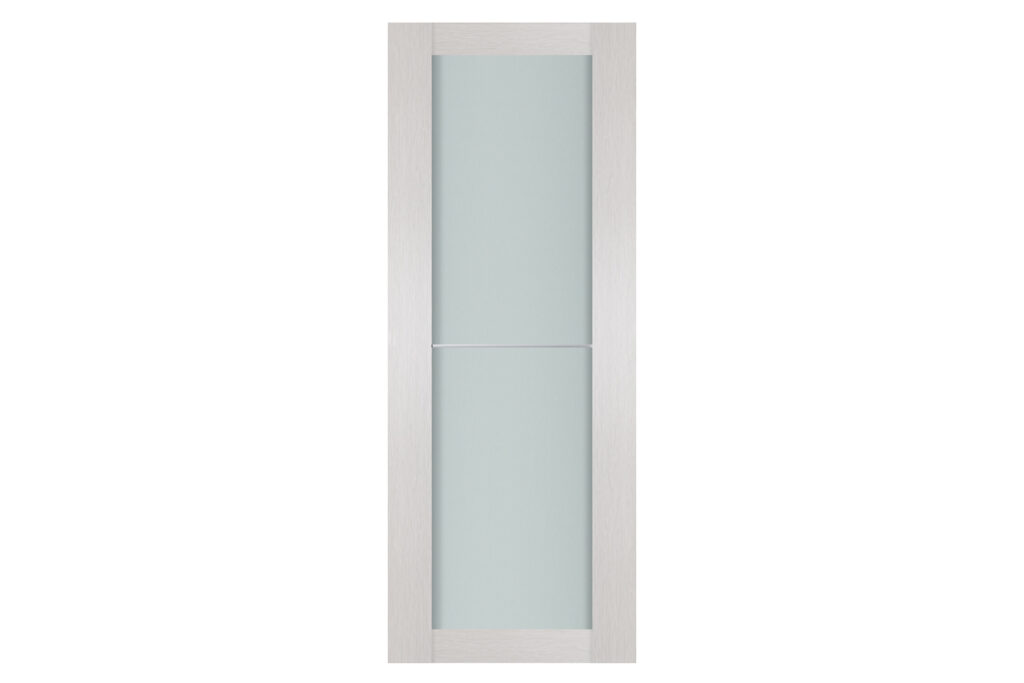 Nova 1 Lite 1H White Wenge Wood Laminated Modern Interior Door - Slab
