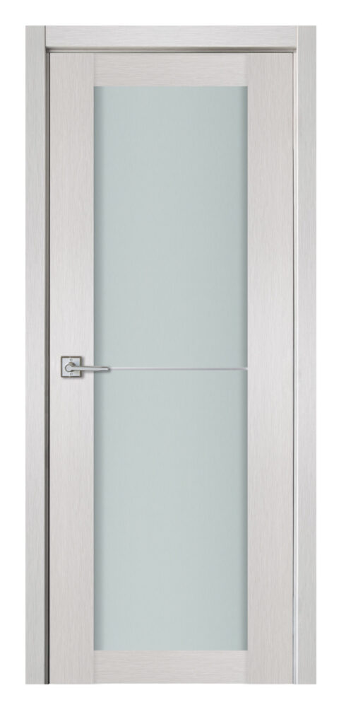 Nova 1 Lite 1H White Wenge Wood Laminated Modern Interior Door