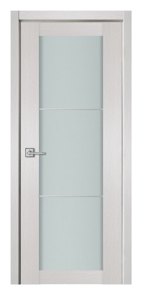 Nova 1 Lite 2H White Wenge Wood Laminated Modern Interior Door