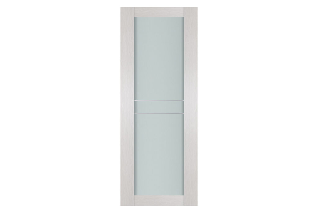 Nova 1 Lite 2HC White Wenge Wood Laminated Modern Interior Door - Slab