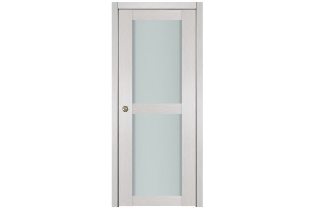 Nova 2 Lite White Wenge Wood Laminated Modern Interior Door - Single Pocket