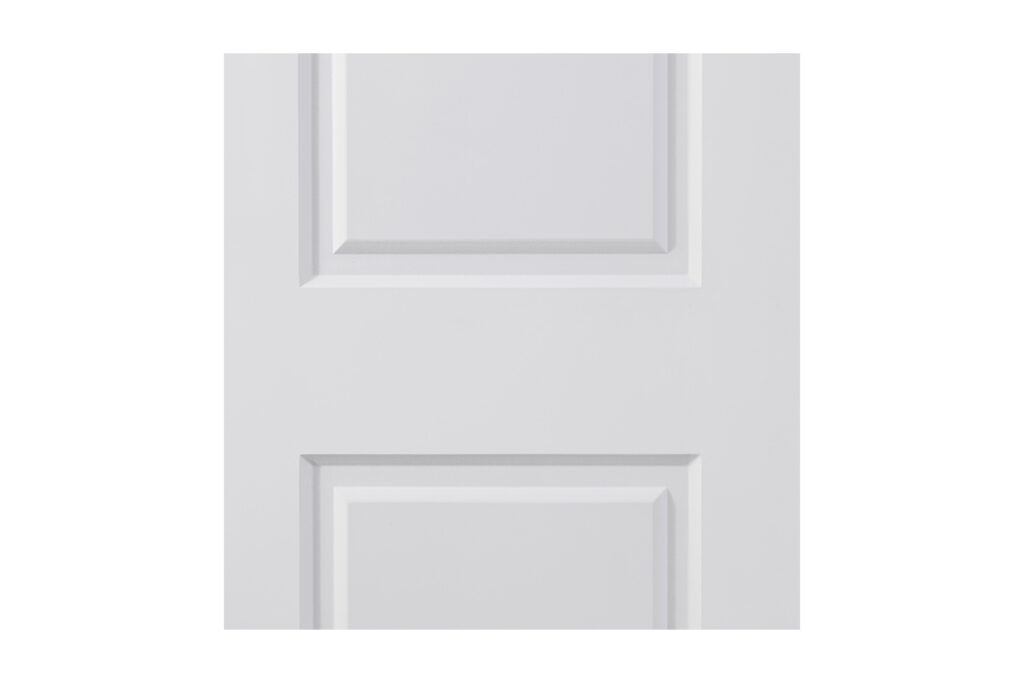 Nova 2 Panel Soft White Laminated Traditional interior Door