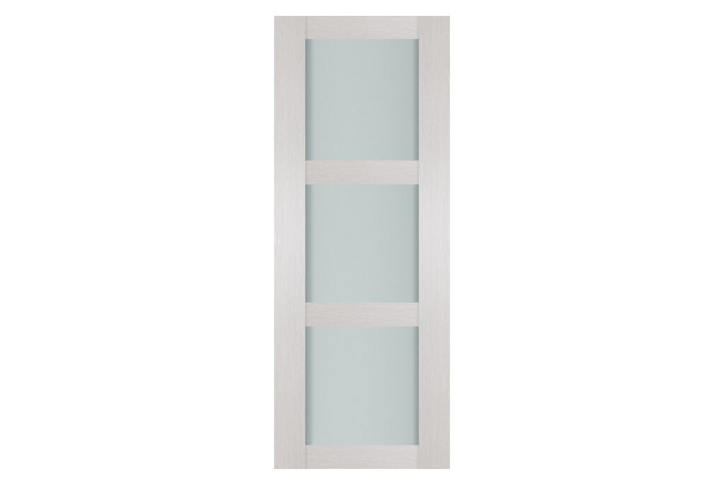 Nova 3 Lite White Wenge Wood Laminated Modern Interior Door - Slab