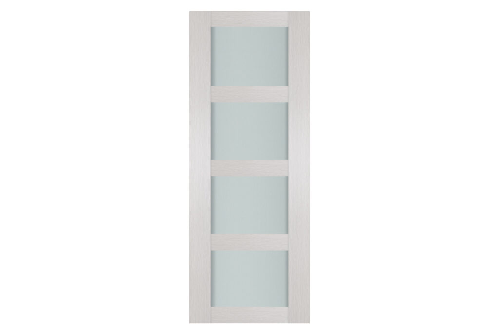 Nova 4 Lite White Wenge Wood Laminated Modern Interior Door - Slab