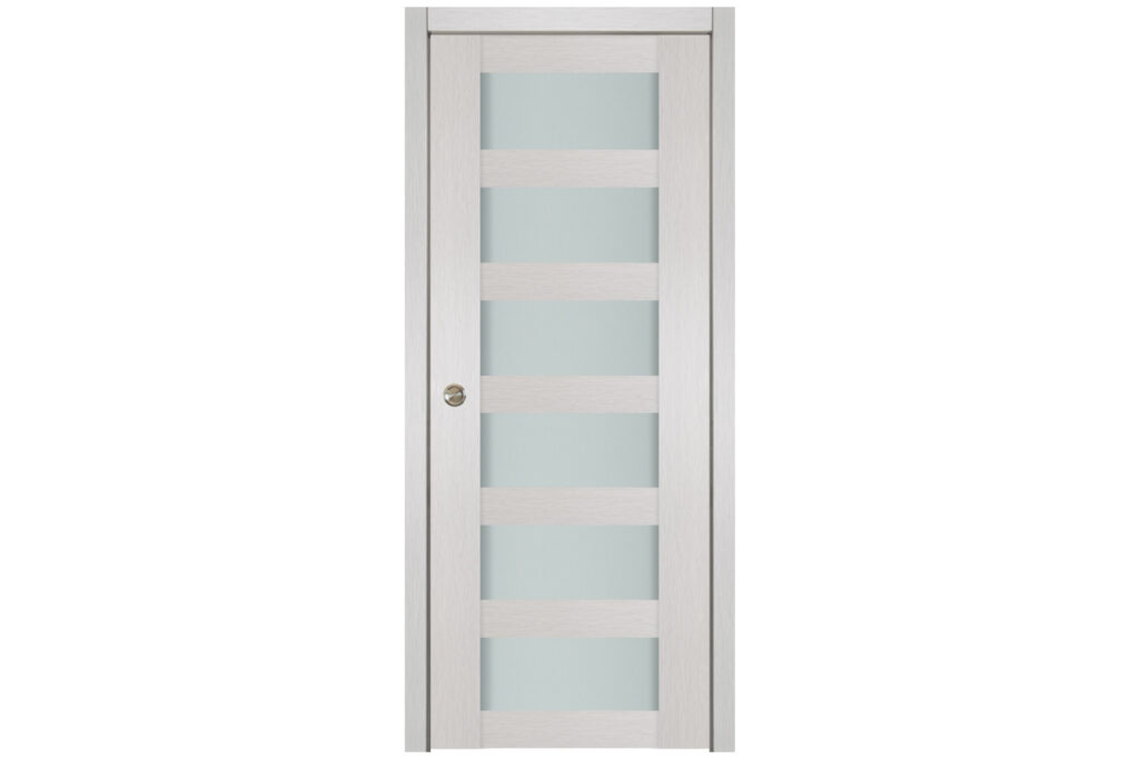 Nova 6 Lite White Wenge Wood Laminated Modern Interior Door - Single Pocket