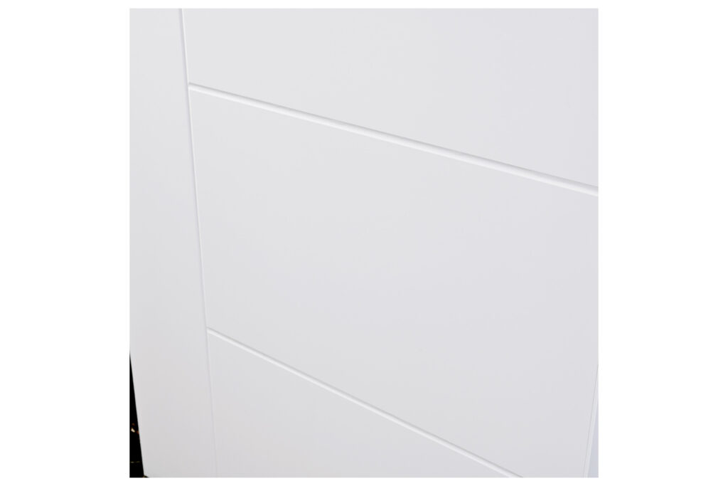 Nova Groove Soft White Laminated Traditional interior Door
