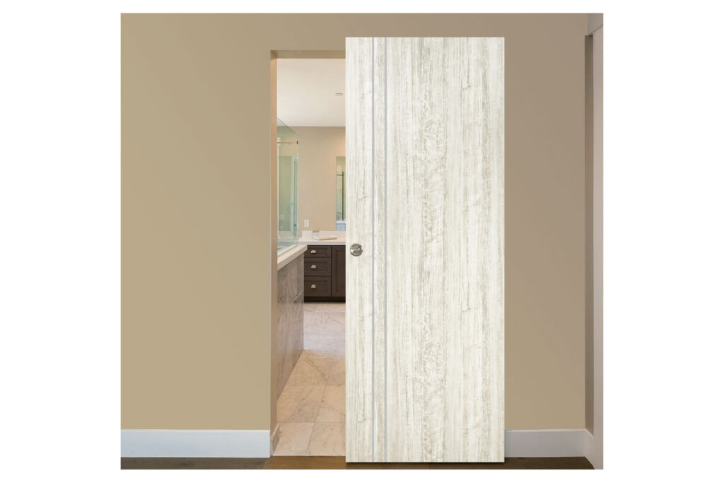 Nova HG-002V Light Aloe Wood Laminated Modern Interior Door - Magic Door