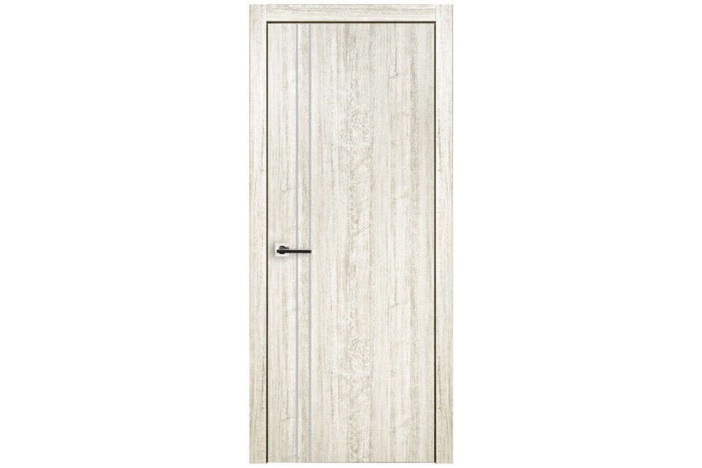 Nova HG-002V Light Aloe Wood Laminated Modern Interior Door - Single Door