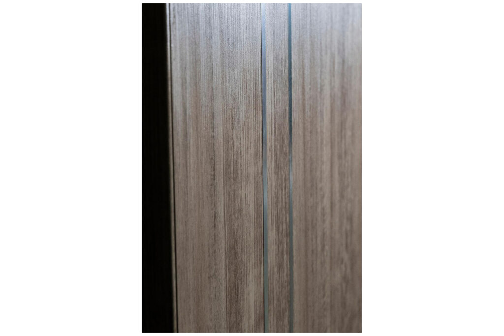 Nova HG-002VR Dark Aloe Wood Laminated Modern Interior Door