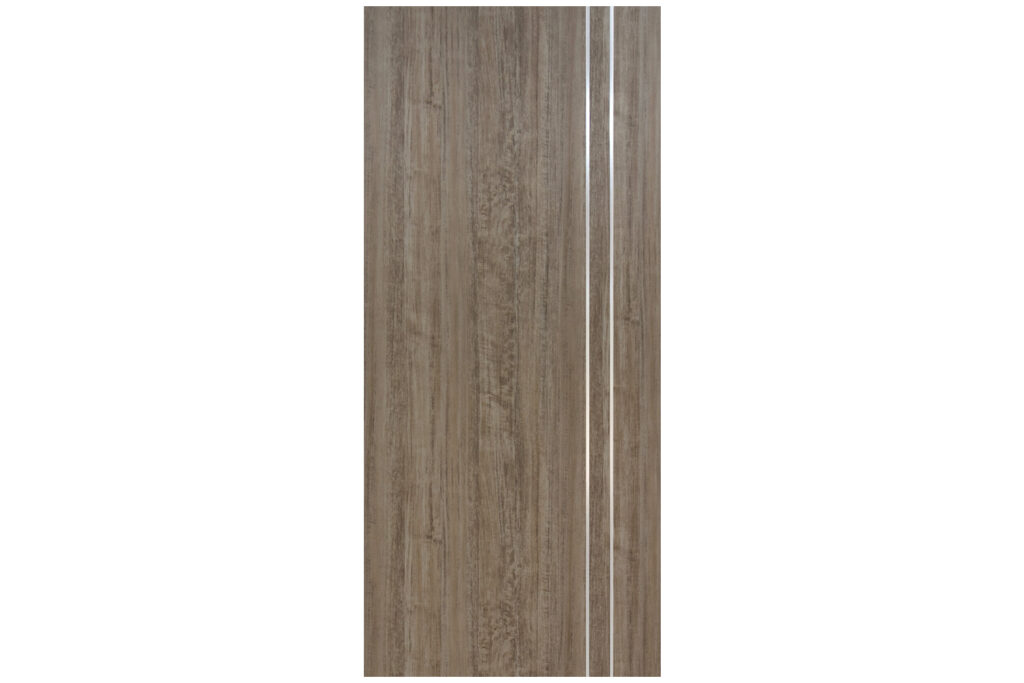 Nova HG-002VR Dark Aloe Wood Laminated Modern Interior Door - Slab