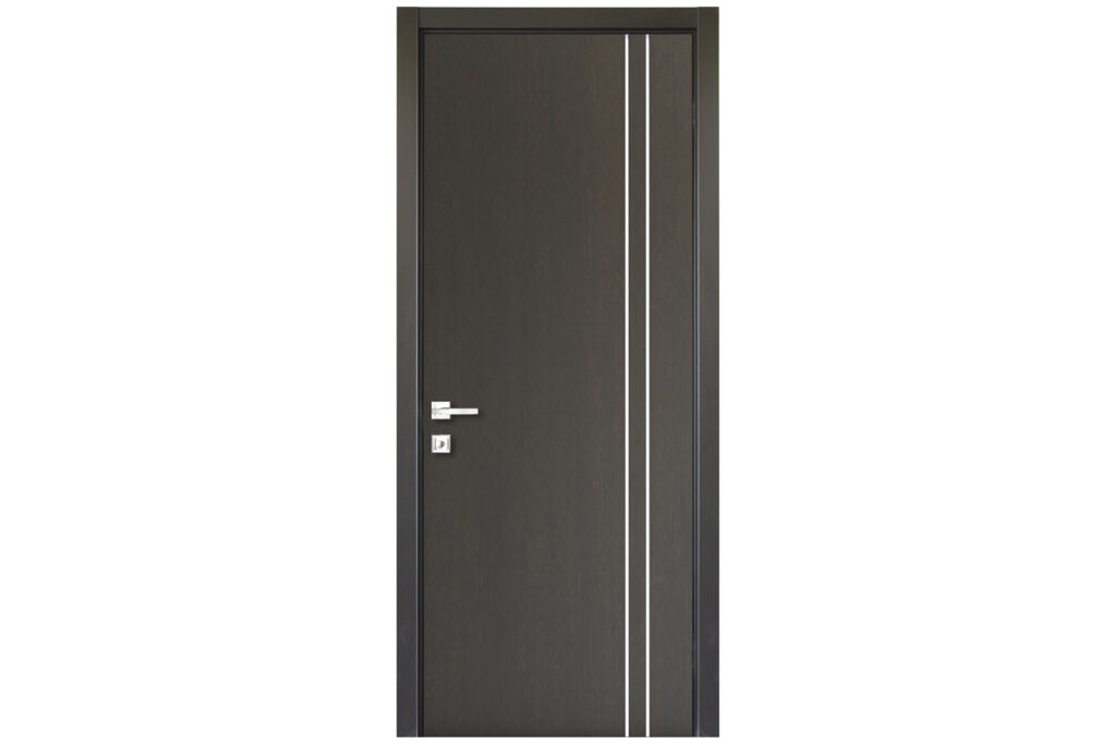 Nova HG-002VR Japan Oak Laminated Modern Interior Door - Single Door