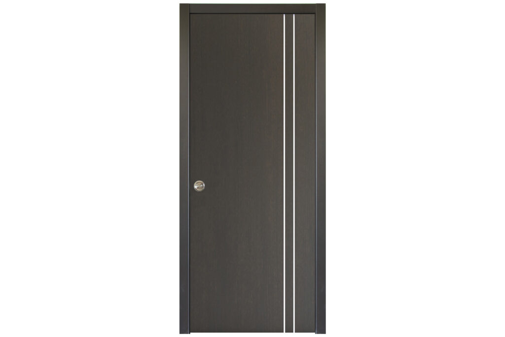 Nova HG-002VR Japan Oak Laminated Modern Interior Door - Single Pocket