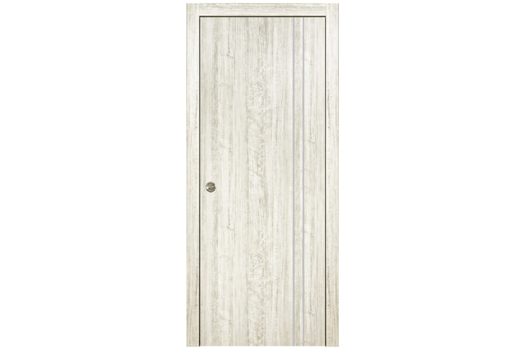 Nova HG-002VR Light Aloe Wood Laminated Modern Interior Door - Single Pocket