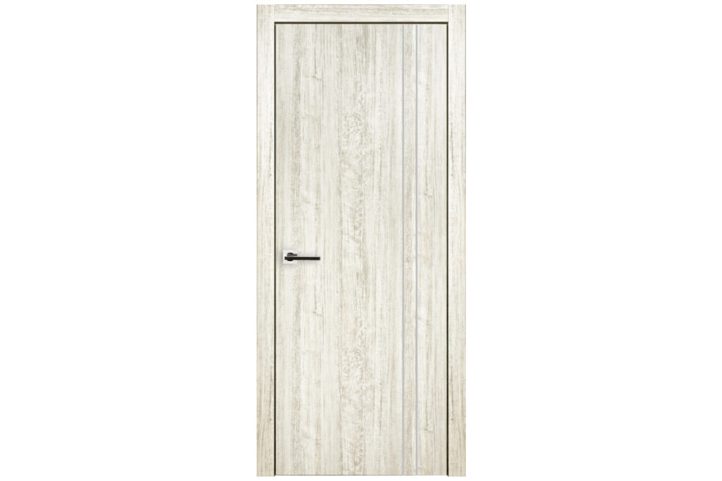 Nova HG-002VR Light Aloe Wood Laminated Modern Interior Door - Single Door